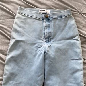 American Apparel light blue riding pant